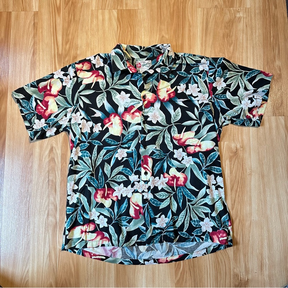 Tropical Floral Men's Casual Shirt
